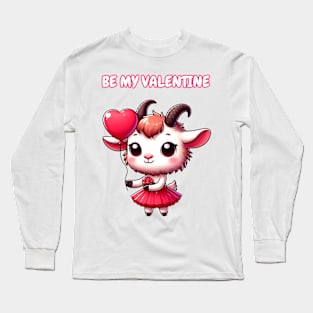 Cute Goat Long Sleeve T-Shirt